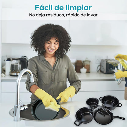 Set de Cocina Anti-Adherente de 13 Piezas
