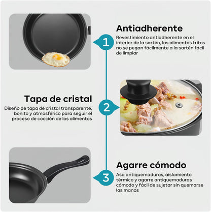 Set de Cocina Anti-Adherente de 13 Piezas