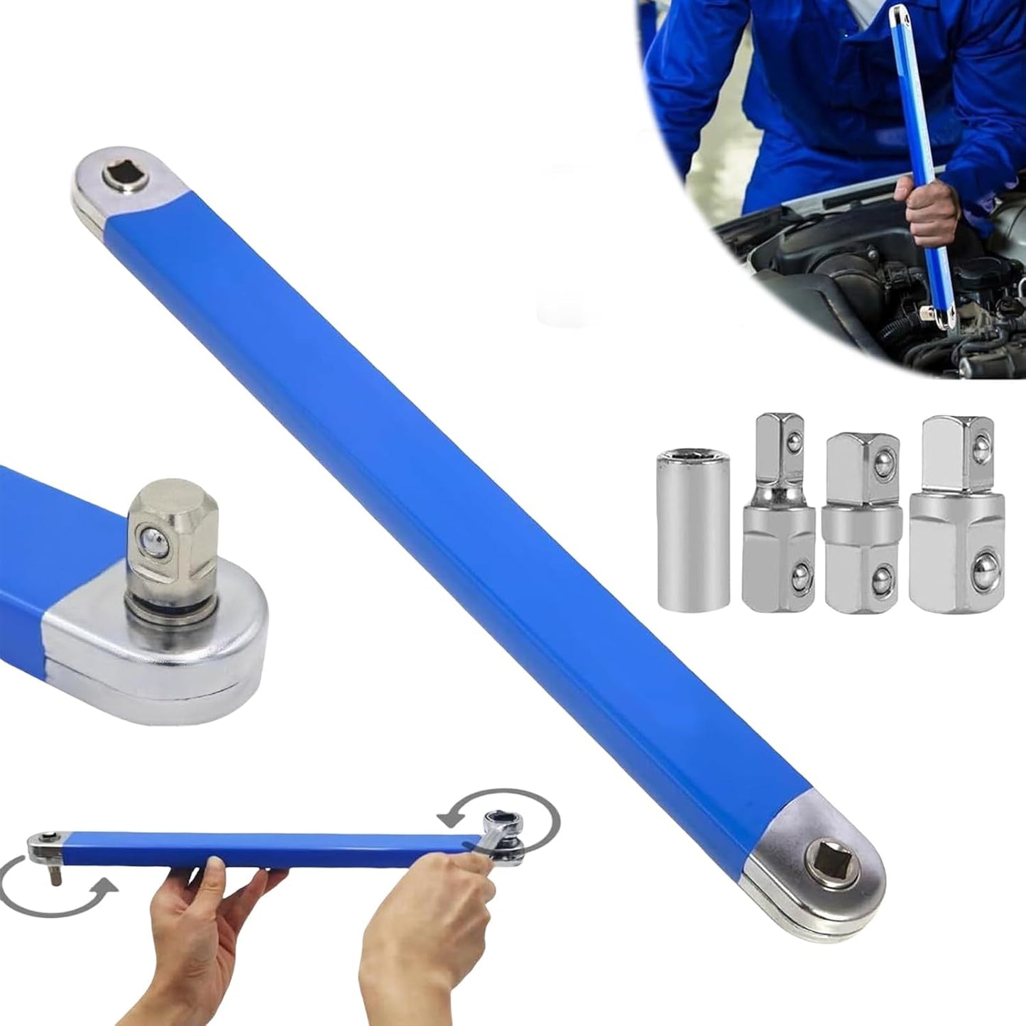 Llave Trinquete de Extensión Multifuncional