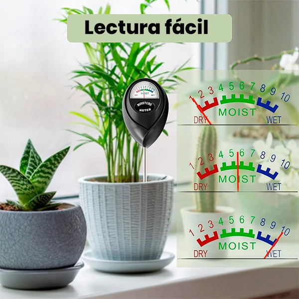 Medidor Humedad Plantas Fácil