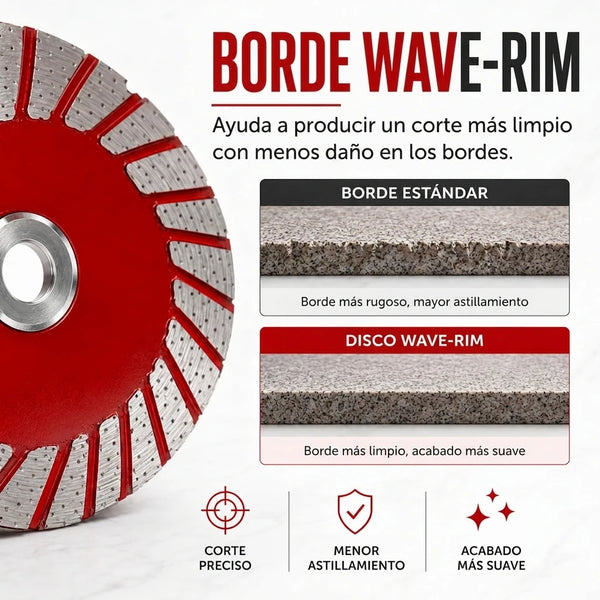 Juego 4 Discos de Diamante 40mm Con Brida Para Corte Preciso en Granito, Mármol y Porcelana