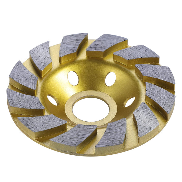 Kit x2 Disco de Copa Diamantado 4" Para Desbastar Concreto / Mortero y Metal