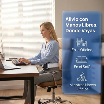 Masajeador de Fascia Recargable Con Cinturón Lumbar