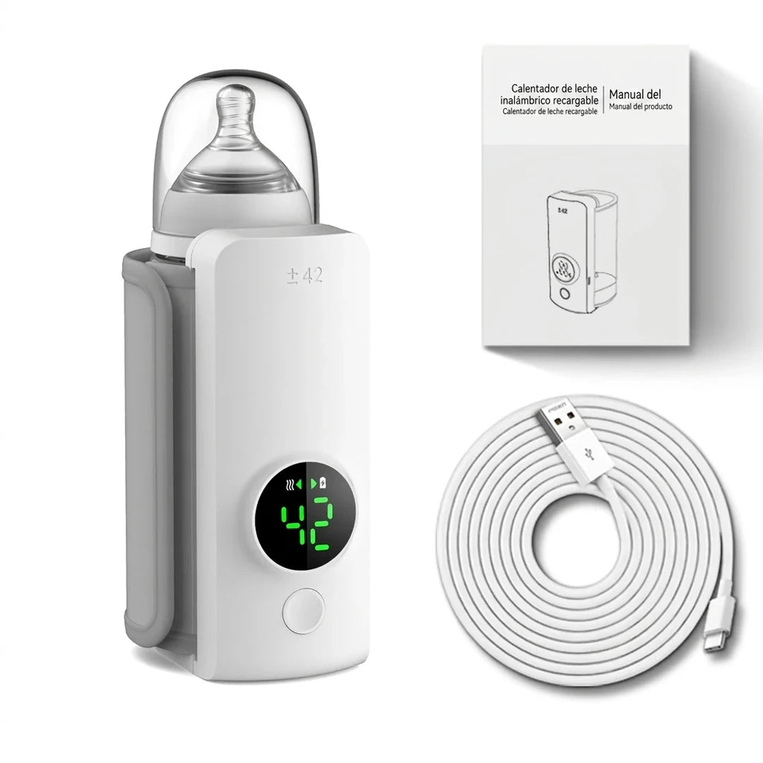Calentador De Teteros Portátil Con Funda Térmica 6 Niveles