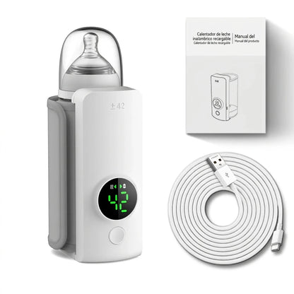 Calentador De Teteros Portátil Con Funda Térmica 6 Niveles