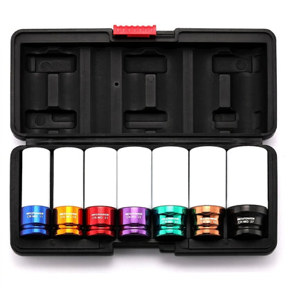 Kit x7 Copas Llave De Impacto ½  Protección Anti Rayones