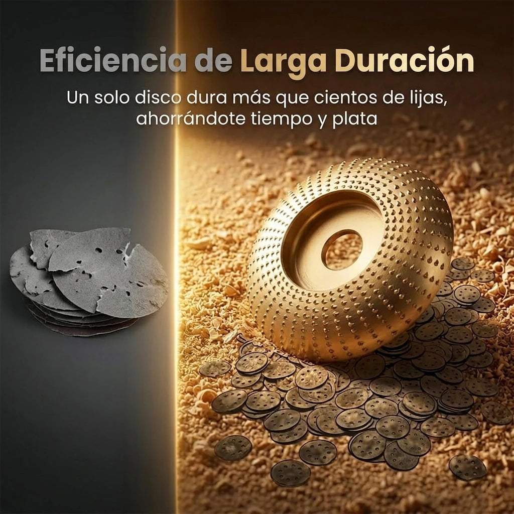 Set X5 Discos Amoladora Para Tallado Y Pulido Madera