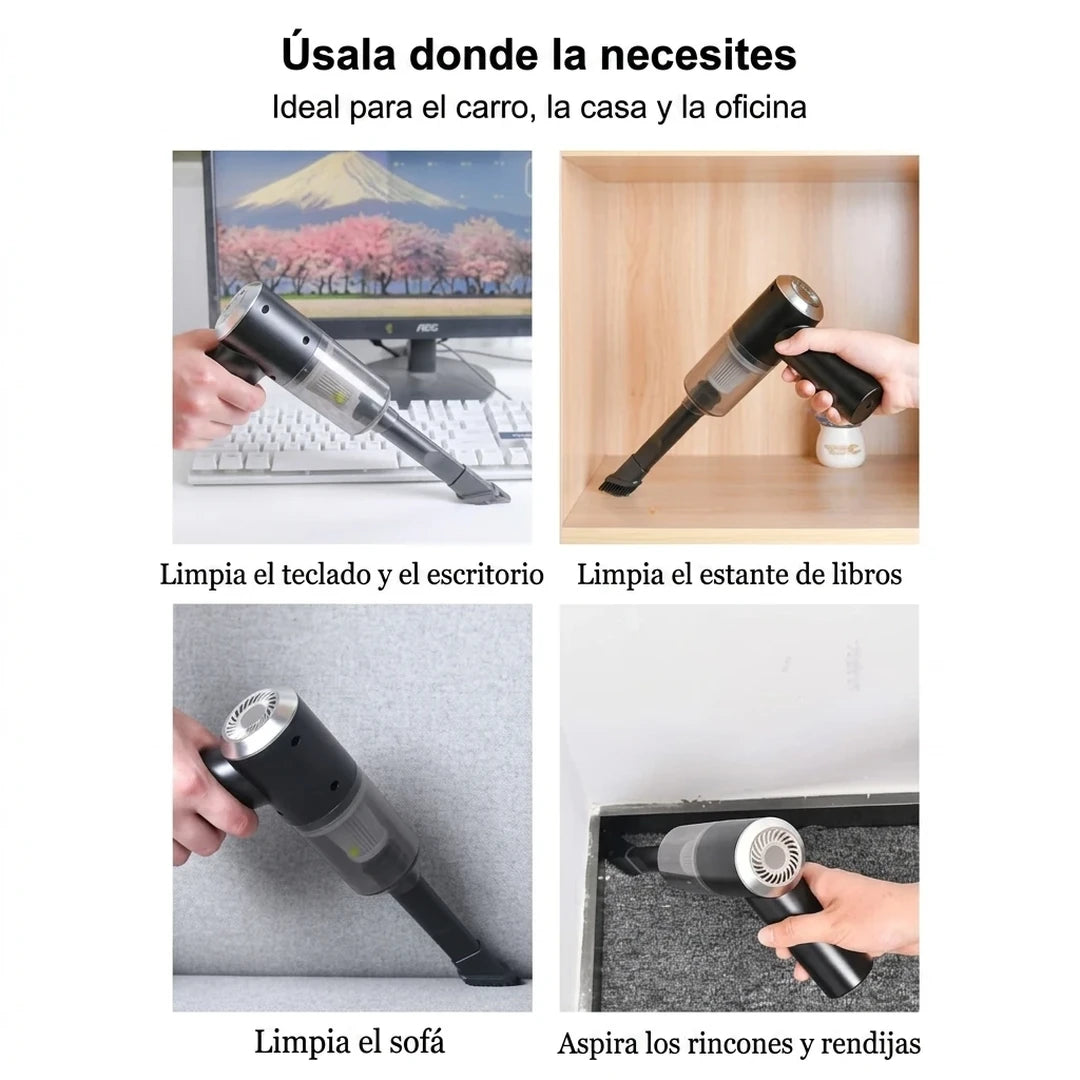 Pack x2 Aspiradora De Mano Inalámbrica 3 En 1 Recargable