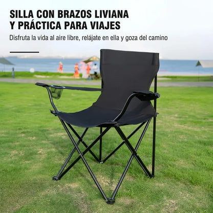Silla De Camping Plegable Portátil