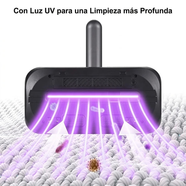 Aspiradora de Mano Inalámbrica para Colchón con Luz UV y Succión 8000 Pa