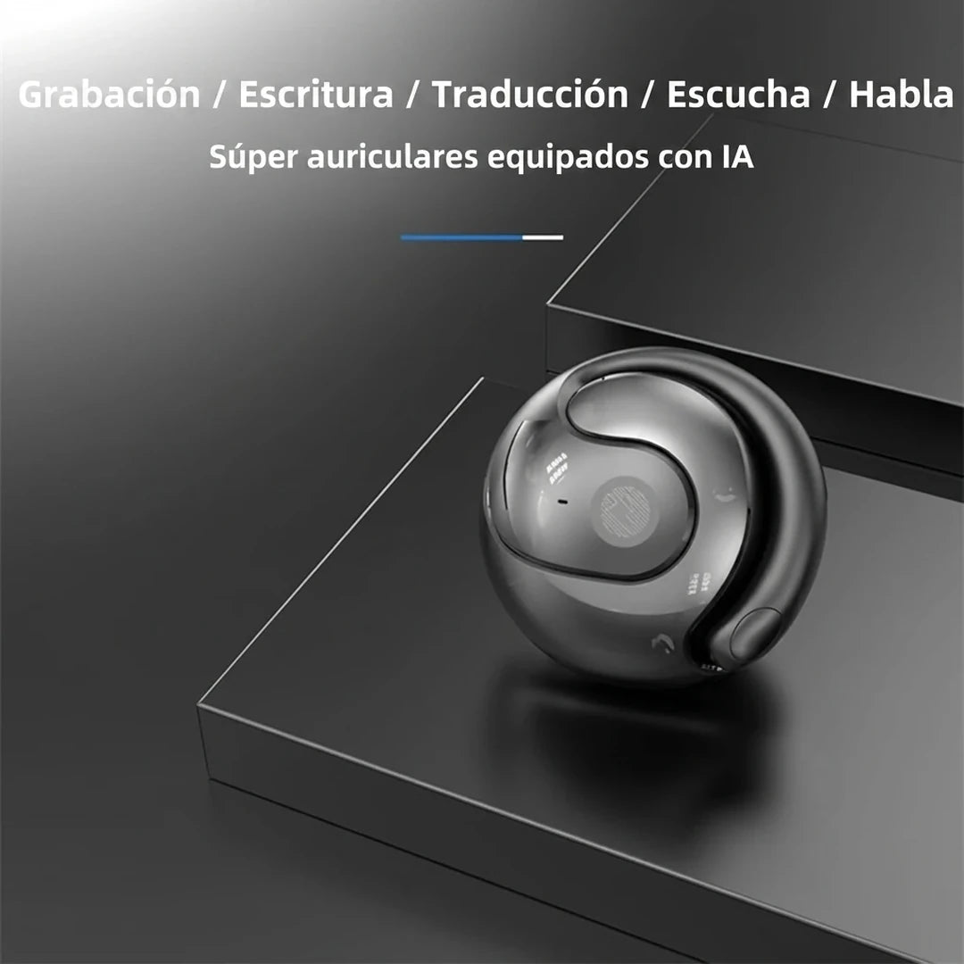 Auriculares Traductores Bluetooth Oído Abierto Tipo Esfera