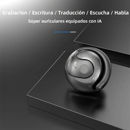 Auriculares Traductores Bluetooth Oído Abierto Tipo Esfera