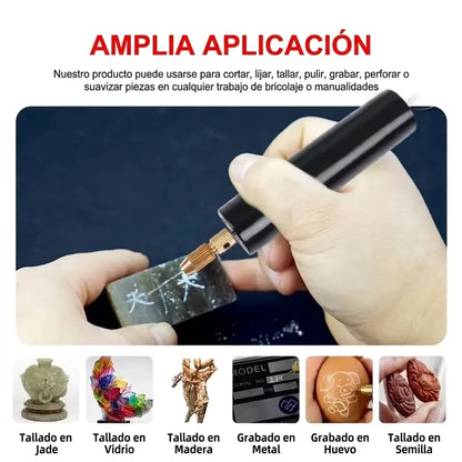 Kit Mini Taladro Eléctrico USB Para Manualidades