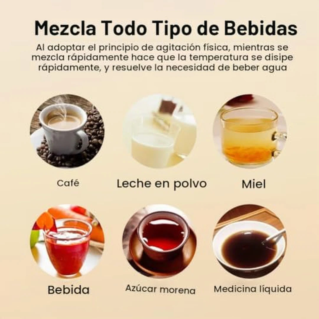 Taza Auto Mezcladora Digital Recargable
