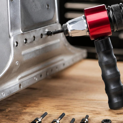 Kit Adaptador Remachadora para Taladro 5 Clavijas (M3 M4 M5 M6 M8)