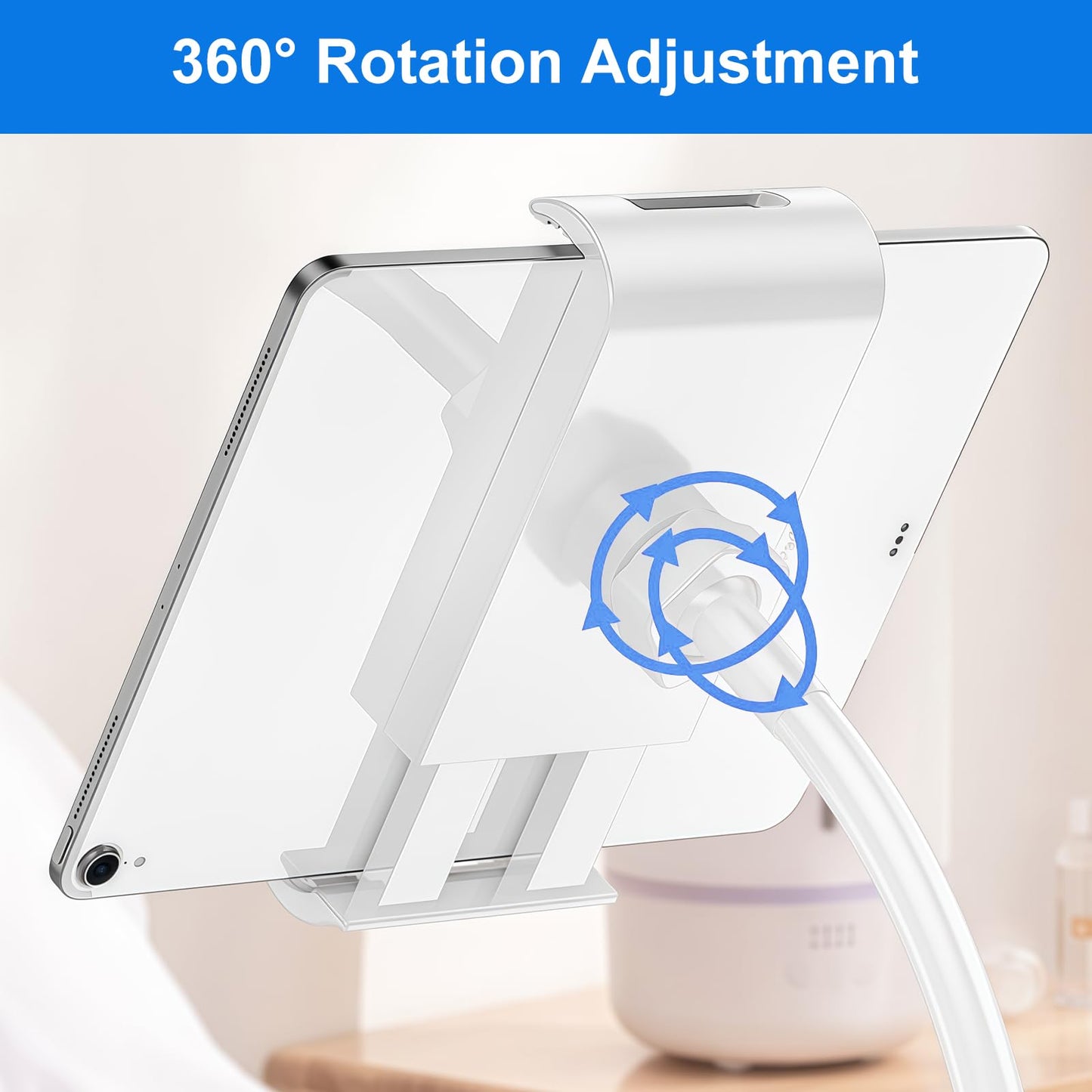 Soporte Giratorio 360° Ajustable Para Teléfono Y Tablet