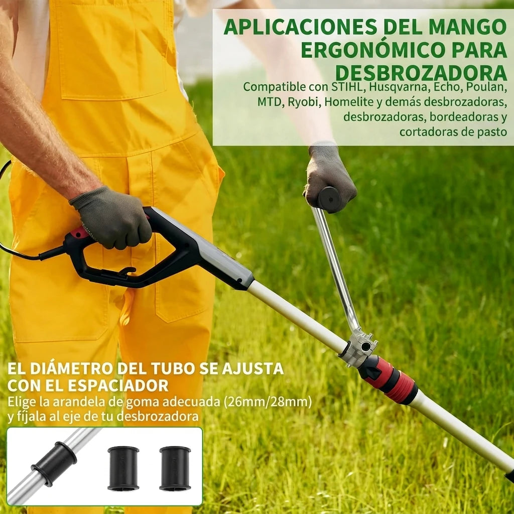 Empuñadora Soporte Ergonómica Para Cortadora De Cesped