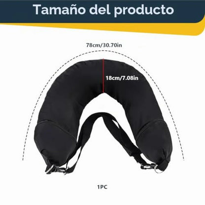Almohada 2 En 1 De Viaje Rellenable Con Ropa Y Cojín Cervical