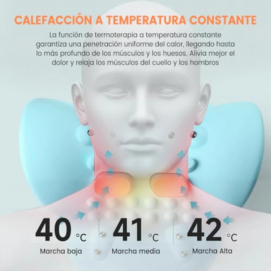 Masajeador Eléctrico Cervical Con Función De Calor Relajación De Cuello
