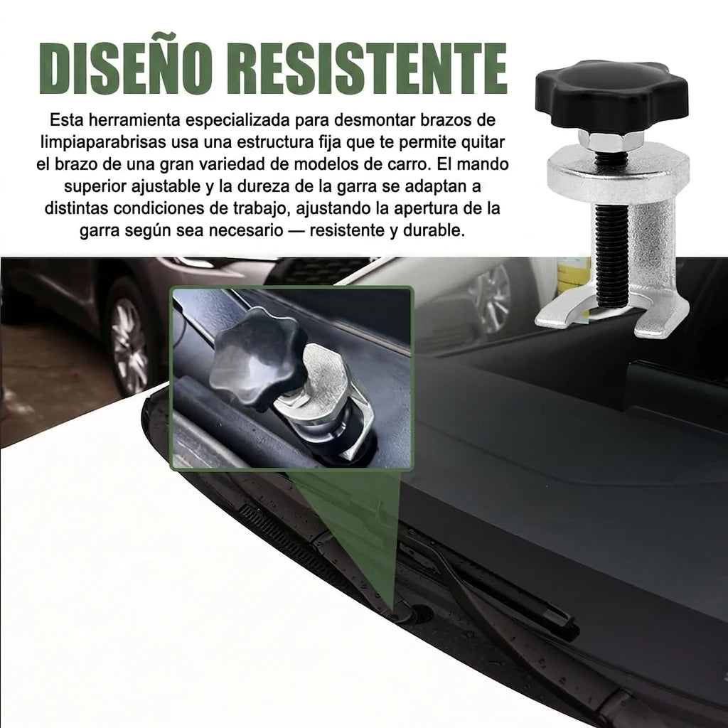 Pack x3 Extractor Brazo Limpia Parabrisas De Automóvil