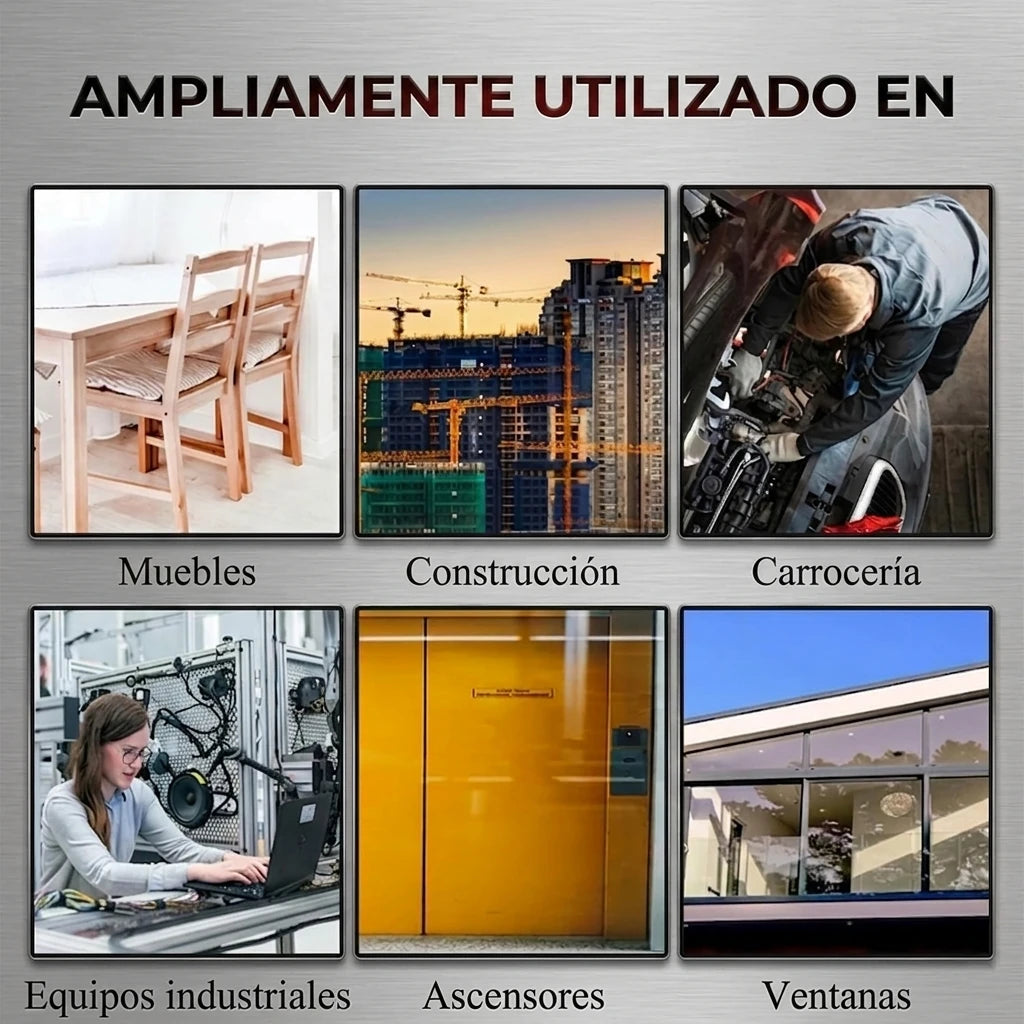 Kit Adaptador Remachadora para Taladro 5 Clavijas (M3 M4 M5 M6 M8)