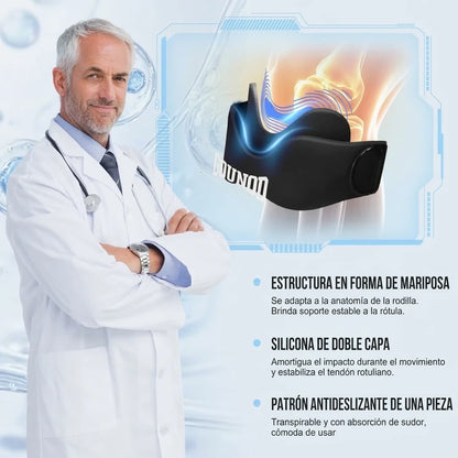 Pack x2 Bandas de Soporte Para Tendón Rotuliano Estabilización de Rótula