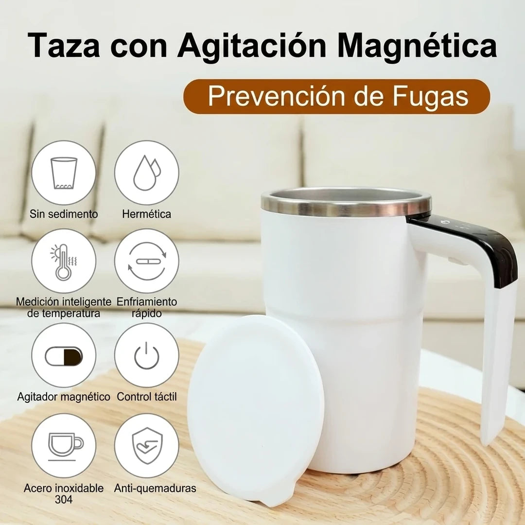 Taza Auto Mezcladora Digital Recargable