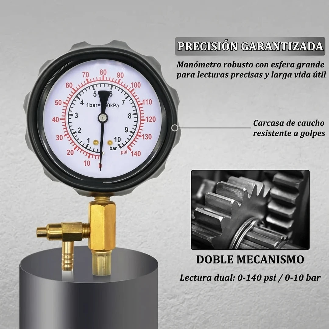 Kit Medidor De Presión Inyector De Combustible Diagnóstico Universal