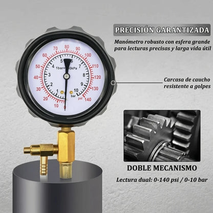 Kit Medidor De Presión Inyector De Combustible Diagnóstico Universal