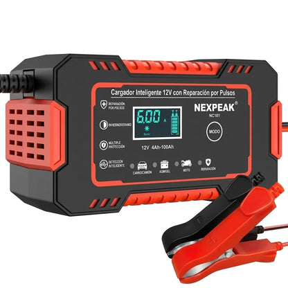 Cargador Inteligente De Batería De Carro 12V 6A