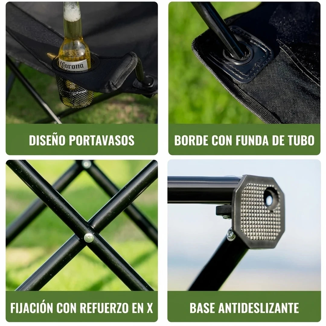 Silla De Camping Plegable Portátil