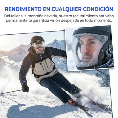 Kit X2 Máscara Protectora Facial Completa Transparente