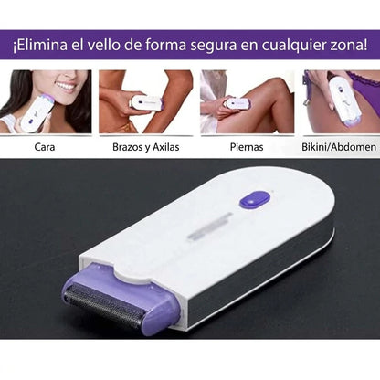 Kit X2 Depiladora Eléctrica De Vello Facial y Corporal Recargable