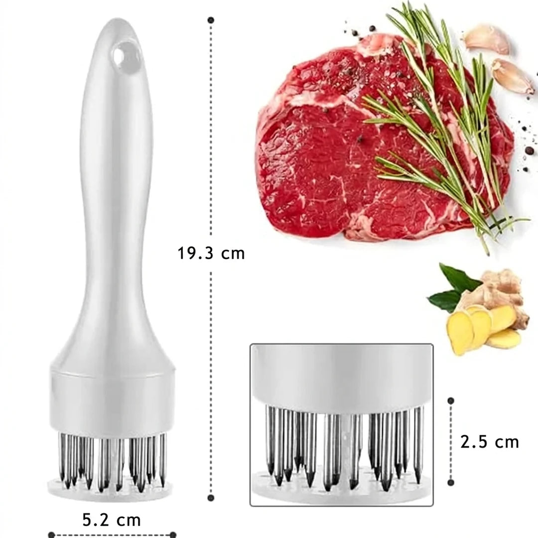 Ablandador de Carne Profesional De Agujas y Mango Ergonómico