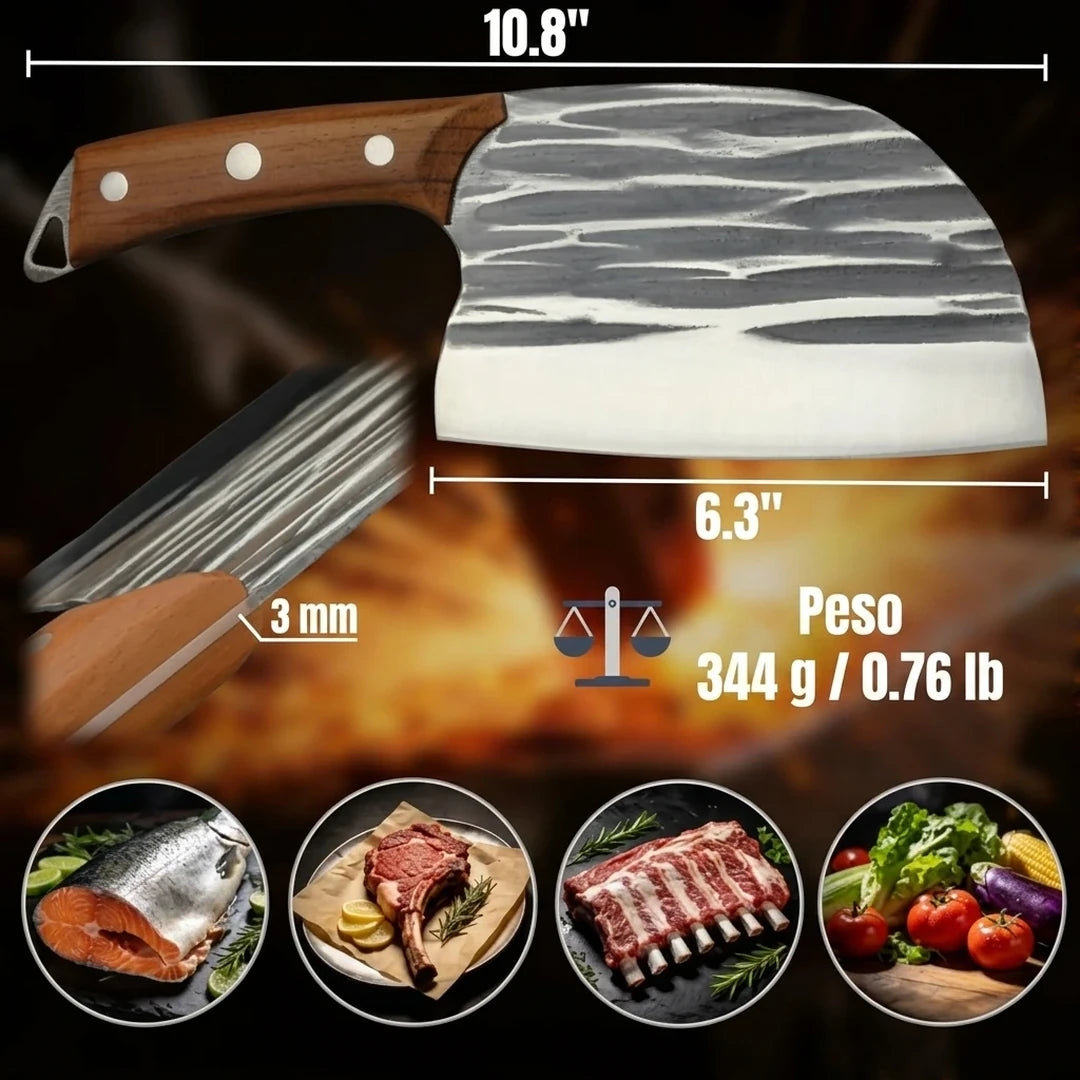 Cuchillo Vikingo De Cocina Profesional Acero Inoxidable