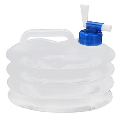 Pack X5 Botellón De Agua Plegable 3L Con Válvula Dispensadora
