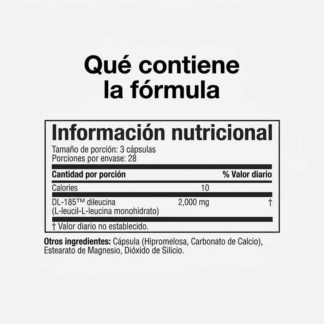 Suplemento Dietario Muscle Peptide 185 - 84 Cápsulas