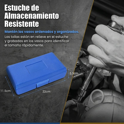 Kit 34 Piezas Torx Extracción Tuercas Y Tornillos