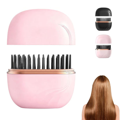 Mini Cepillo Alisador De Cabello Inalámbrico Recargable