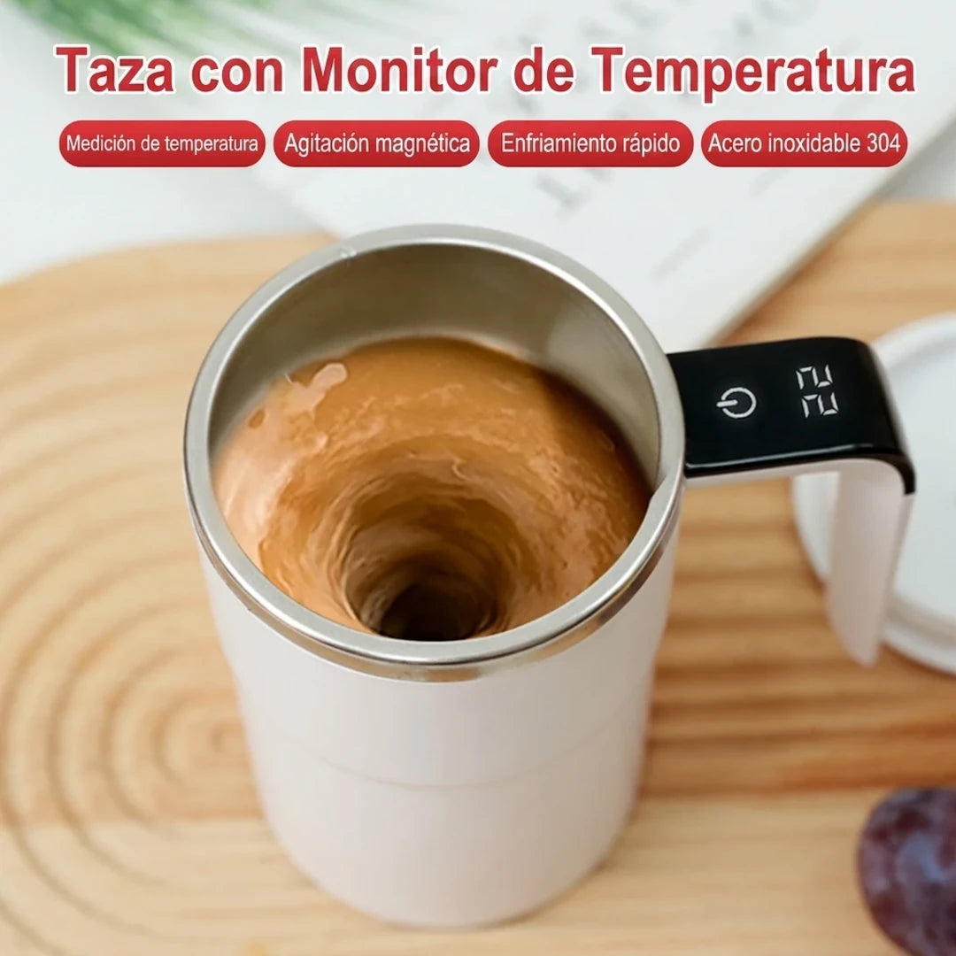 Taza Auto Mezcladora Digital Recargable
