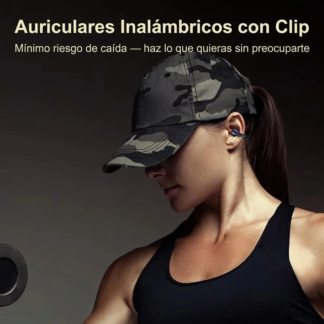 Auriculares Deportivos Oído Abierto Con Clip y Pantalla LED