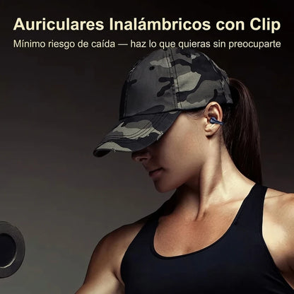 Auriculares Deportivos Oído Abierto Con Clip y Pantalla LED