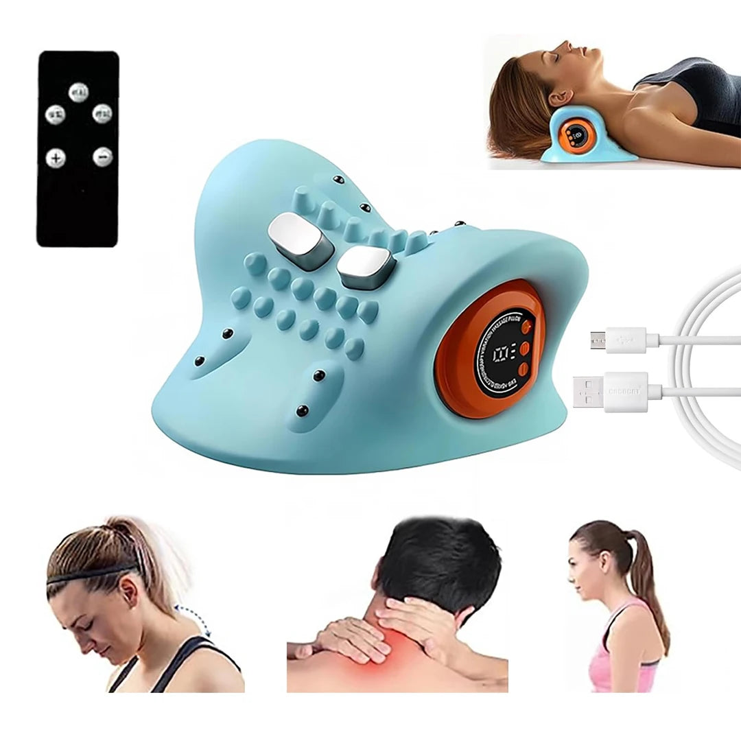 Masajeador Eléctrico Cervical Con Función De Calor Relajación De Cuello