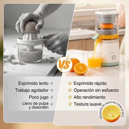 Exprimidor De Jugos Multifuncional Inalámbrico Portátil Carga USB-C