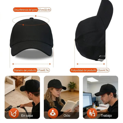 Gorra LED Terapia Crecimiento Capilar Luz Roja