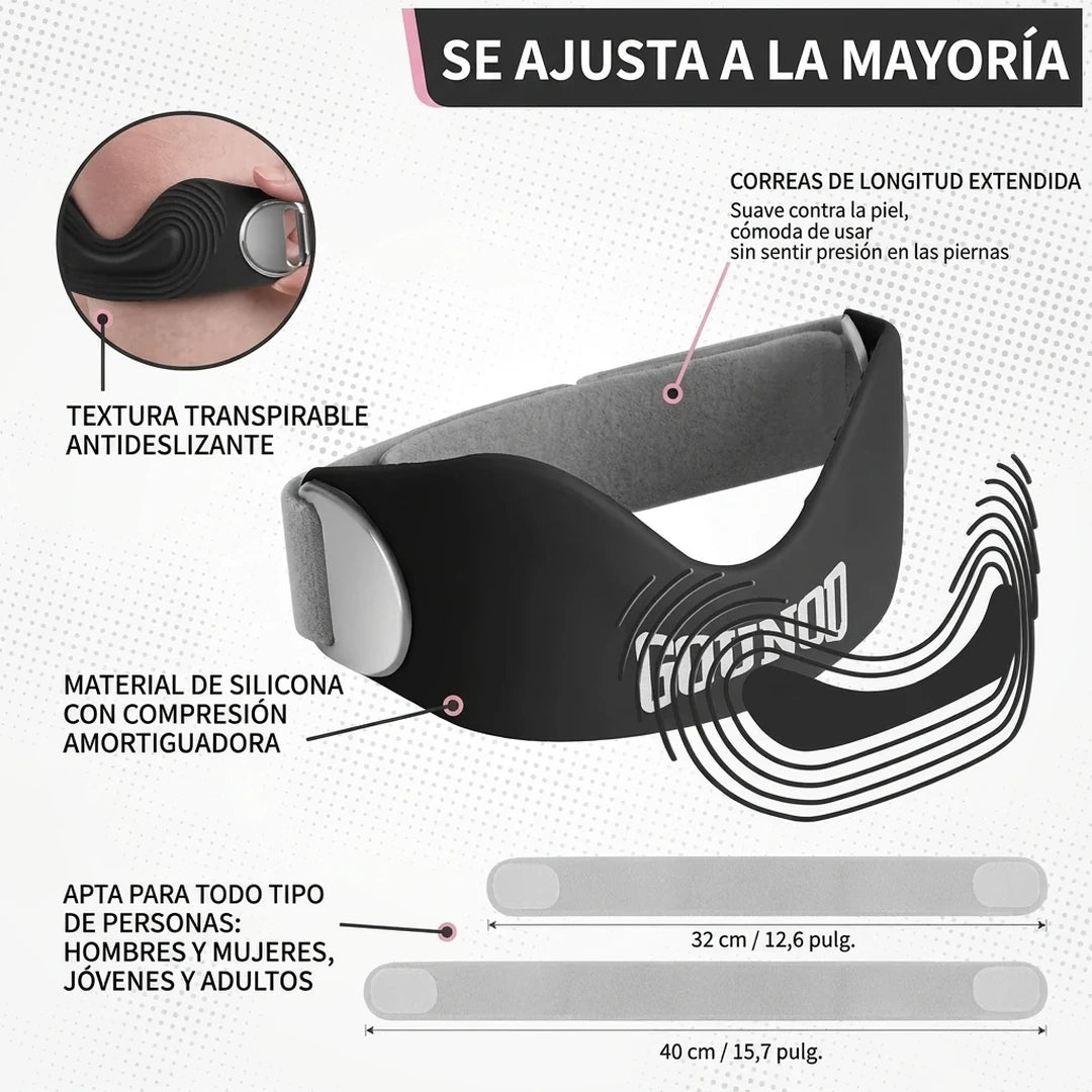 Pack x2 Bandas de Soporte Para Tendón Rotuliano Estabilización de Rótula