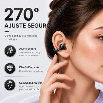 Auriculares Deportivos Oído Abierto Con Clip y Pantalla LED