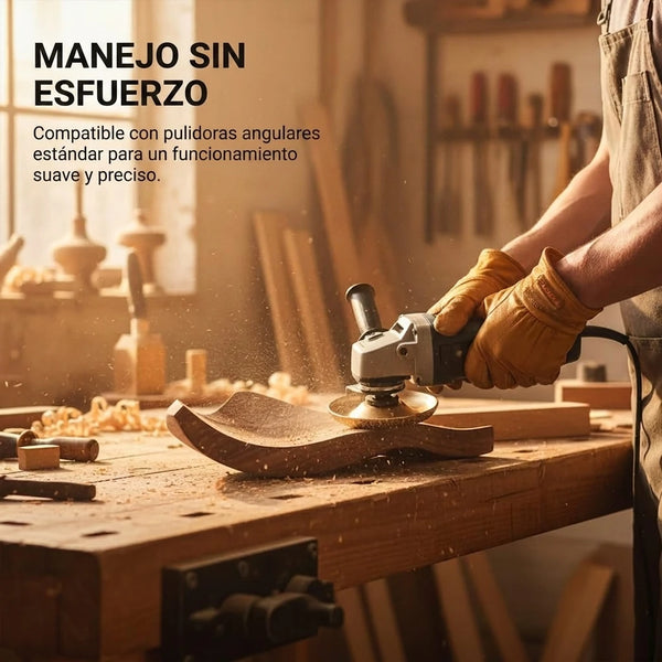 Set de 3 Discos para Tallar Madera en Lijadora - Carburo de Tungsteno