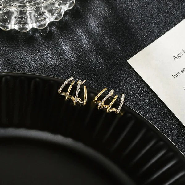 Aretes Crystal Earrings™ 4 en 1