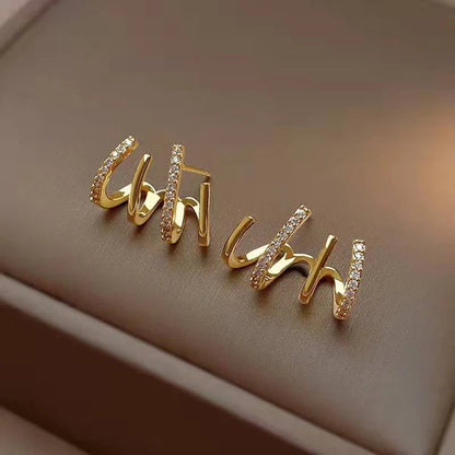 Aretes Crystal Earrings™ 4 en 1